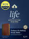 KJV Life Application Study Bible, Third Edition (LeatherLike, Brown/Mahogany, Indexed, Red Letter) by Tyndale, 9781496439789