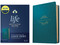 KJV Life Application Study Bible, Third Edition, Large Print (LeatherLike, Teal Blue, Red Letter) by Tyndale, 9781496477422