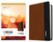 The Message Deluxe Gift Bible, Large Print (Leather-Look, Saddle Tan/Black) (The Bible in Contemporary Language) by Eugene H. Peterson, 9781641586498