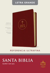 Santa Biblia RVR60, Edición de referencia ultrafina, letra grande (SentiPiel, Café rojizo, Índice, Letra Roja) (Spanish Edition) by Tyndale Bible, 9781496450289