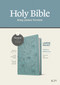 KJV Large Print Thinline Reference Bible, Filament Enabled (LeatherLike, Floral Leaf Teal, Red Letter) by Tyndale, 9781496460851