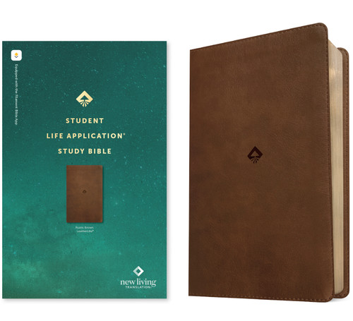 NLT Student Life Application Study Bible, Filament Enabled (LeatherLike, Rustic Brown, Red Letter) by New Living Translation, Tyndale, 9781496489869