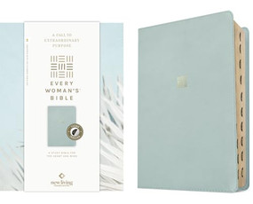 NLT Every Woman's Bible, Filament Enabled (LeatherLike, Sky Blue, Indexed, Red Letter) by New Living Translation, Tyndale, Naomi Cramer Overton, 9781496484390
