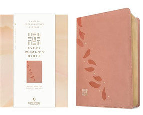 NLT Every Woman's Bible, Filament Enabled (LeatherLike, Pink Petals, Red Letter) by New Living Translation, Tyndale, Naomi Cramer Overton, 9798400503061