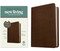 NLT Compact Bible, Filament Enabled (LeatherLike, Rustic Brown Cross, Red Letter) by New Living Translation, Tyndale, 9781496455482