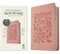 NLT Premium Value Thinline Bible, Filament Enabled (LeatherLike, Dusty Pink Vines) by New Living Translation, Tyndale, 9781496484789