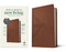 NLT Large Print Premium Value Thinline Bible, Filament Enabled (LeatherLike, Brown Celtic Cross) by New Living Translation, Tyndale, 9781496458087