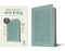 NLT Large Print Premium Value Thinline Bible, Filament Enabled (LeatherLike, Eucalyptus Teal) by New Living Translation, Tyndale, 9781496458094