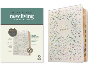 NLT Wide Margin Bible, Filament Enabled (LeatherLike, Grace & Bloom, Indexed, Red Letter) by New Living Translation, Tyndale, 9798400506949