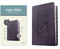 KJV Thinline Reference Bible, Filament Enabled (LeatherLike, Floral Frame Purple, Indexed, Red Letter) by Tyndale, 9781496460462