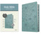 KJV Thinline Reference Bible, Filament Enabled (LeatherLike, Floral Leaf Teal, Indexed, Red Letter) by Tyndale, 9781496460523