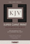 KJV Super Giant Print Reference Bible (Imitation Leather, Black, Indexed, Red Letter) by Hendrickson Publishers, 9781683070207