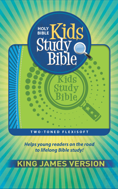 KJV Kids Study Bible (Flexisoft, Green/Blue, Red Letter) by Hendrickson Publishers, 9781683072829