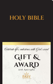 NRSV Updated Edition Gift & Award Bible with Apocrypha (Imitation Leather, Black) by National Council of Churches, 9781496472045