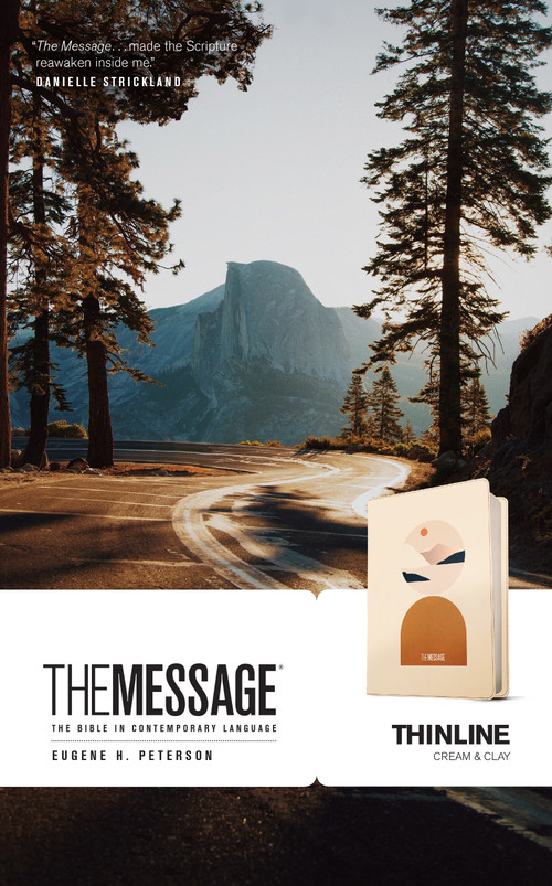 The Message Thinline (Leather-Look, Cream & Clay) by Eugene H. Peterson, 9781641585538