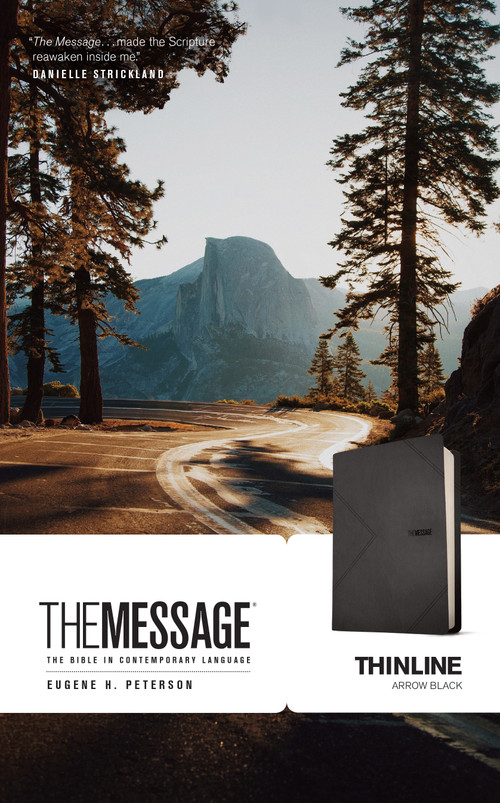 The Message Thinline (Leather-Look, Arrow Black) by Eugene H. Peterson, 9781641585552