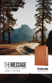 The Message Thinline (Leather-Look, Sunrise British Tan) by Eugene H. Peterson, 9781641585545