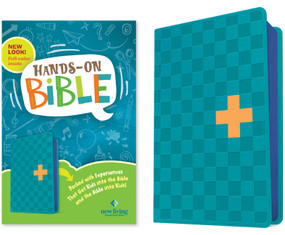 NLT Hands-On Bible, Third Edition (LeatherLike, Blue Check Cross) by New Living Translation, Tyndale, Group Publishing, 9781496476913