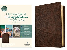 NLT Chronological Life Application Study Bible, Second Edition (LeatherLike, Heritage Oak Brown) by New Living Translation, Tyndale, Jews for Jesus, 9781496475428