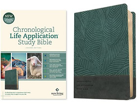 NLT Chronological Life Application Study Bible, Second Edition (LeatherLike, Palm Forest Teal) by New Living Translation, Tyndale, Jews for Jesus, 9781496475435