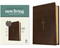 NLT Giant Print Bible, Filament Enabled (LeatherLike, Rustic Brown Gold Cross, Red Letter) by New Living Translation, Tyndale, 9798400509803