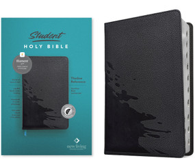 NLT Student Bible, Thinline Reference, Filament Enabled (LeatherLike, Overflow Black, Indexed, Red Letter) by New Living Translation, Tyndale, 9781496483935