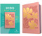 NLT Kids Bible, Thinline Reference Edition (LeatherLike, Tropical Flowers Dusty Pink, Red Letter) by New Living Translation, Tyndale, 9781496483980