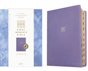 KJV Every Woman's Bible, Filament Enabled (LeatherLike, Periwinkle Purple, Indexed, Red Letter) by Tyndale, Naomi Cramer Overton, 9781496485052