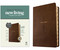 NLT Large Print Thinline Center-Column Reference Bible, Filament Enabled (LeatherLike, Brown Holy Cross, Indexed, Red Letter) by New Living Translation, Tyndale, 9781496489937