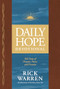 Daily Hope Devotional (365 Days of Purpose, Peace, and Promise) - 9798400501616 by Rick Warren, 9798400501616
