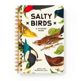 Salty Birds Sticker Book by Brass Brass Monkey, Galison, 9780735382947