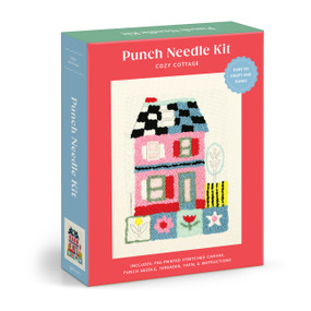 Cozy Cottage Punch Needle Kit by Galison Galison, Molly Egan, 9780735388659