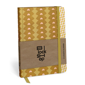 From the Block Shop Studio: Desert Plaid 17-Month Planner by Block Shop, 9781454964988