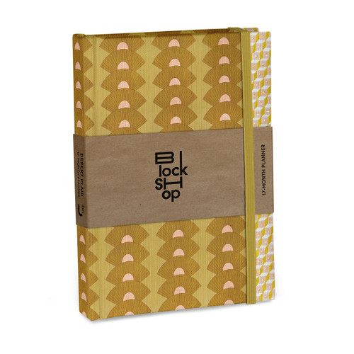 From the Block Shop Studio: Desert Plaid 17-Month Planner by Block Shop, 9781454964988