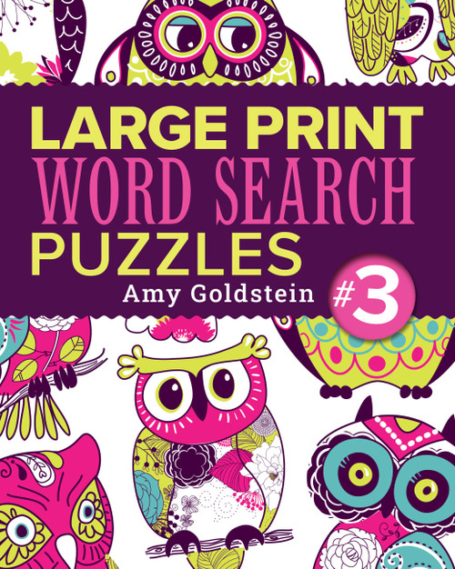 Large Print Word Search Puzzles 3 - 9781454968962 by Amy Goldstein, 9781454968962