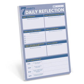 7 Habits Daily Reflection Notepad (Prioritize and Execute Each Day with Purpose) by Union Square Gift, 9781454999430