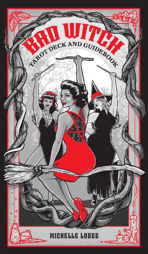 Bad Witch Tarot Deck and Guidebook by Michelle Lodge, 9781577159247
