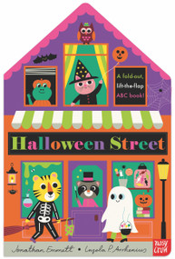 Halloween Street (A Fold-Out, Lift-the-Flap ABC Book!) by Jonathan Emmett, Ingela P Arrhenius, 9798887772677