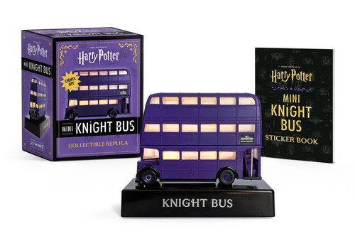Harry Potter Mini Knight Bus Collectible Replica (Lights up!) by Running Press, 9798894142234