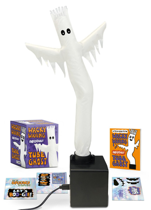 Wacky Waving Inflatable Tube Ghost (Glows in the Dark!) by Conor Riordan, Gemma Correll, 9798894143279