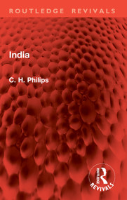 India - 9781032904665 by C. H. Philips, 9781032904665