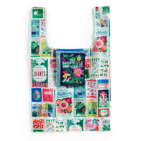 Ever Upward Botanist Bookshelf Packable Nylon Tote Bag by Galison Galison, Emily Taylor, 9780735386013
