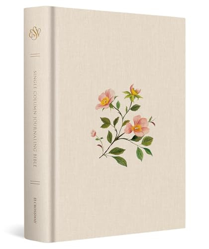 ESV Single Column Journaling Bible (Cloth over Board, Rosehip Design) by , 9798874900267