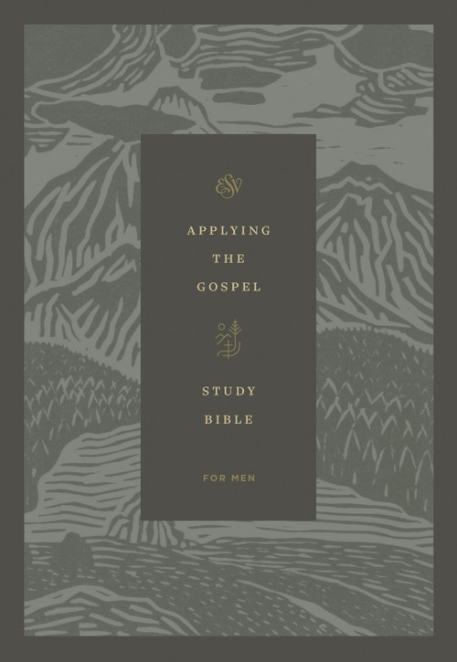 ESV Applying the Gospel Study Bible for Men (Hardcover) by Dane Ortlund, Andreas J. Köstenberger, Alistair Begg, Jon Nielson, Stephen J. Nichols, Ray Ortlund, David Gibson, Sam Allberry, Dennis E. Johnson, Iain M. Duguid, Peter Lee, Champ Thornton, Sam Storms, Tim Chester, David Sunday, William B. Fullilove, Kevin P. Emmert, Matthew Newkirk, Elliott Pinegar, Russell L. Meek, Brian Aucker, Doug O' Donnnell, Christopher Ash, Ryan Patrick O'Dowd, Michael Lawrence, Michael LeFebvre, Jeremy Treat, Jason DeRouchie, Winfred Neely, Murray Smith, Edward Klink, Patrick Schreiner, Jared C. Wilson, Robert Plummer, Erik Thoennes, Christopher A. Beetham, Brad Wetherell, Robert Cara, Daniel K. Eng, Juan R. Sanchez , Thomas R. Schreiner, Dan Doriani, Mark Vroegop, David Mathis, Irwyn Ince, Jason C. Meyer, Drew Hunter, Brian A. DeVries, 9798874902704