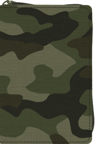 ESV Compact Bible (Canvas with Zipper, Camo Design) - 9798874907433 by , 9798874907433