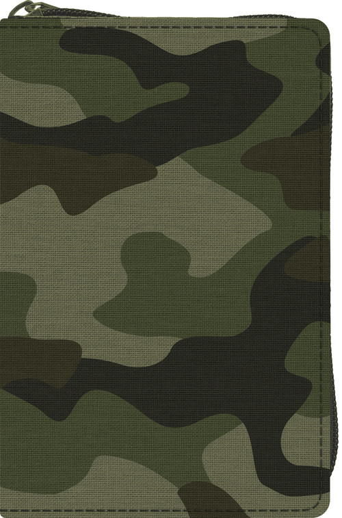 ESV Compact Bible (Canvas with Zipper, Camo Design) - 9798874907433 by , 9798874907433