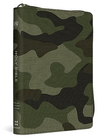 ESV Compact Bible (Canvas with Zipper, Camo Design) - 9798874907433 by , 9798874907433