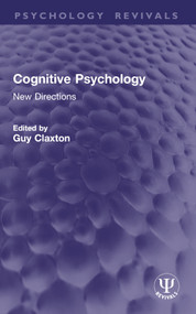 Cognitive Psychology (New Directions) by Guy Claxton, 9781032950228