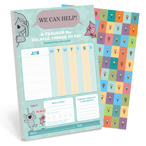 We Can Help!: An Elephant & Piggie Can-Do Chart by Mo Willems Workshop, 9781683496021