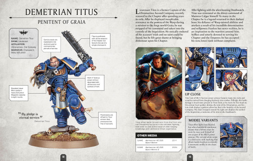 Warhammer 40,000 Character Encyclopedia (Includes Lieutenant Titus Miniature) by Wade Pryce, 9798217129232